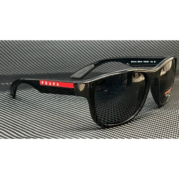 Prada Black Polarized 59mm Sunglasses - Picture 3 of 5